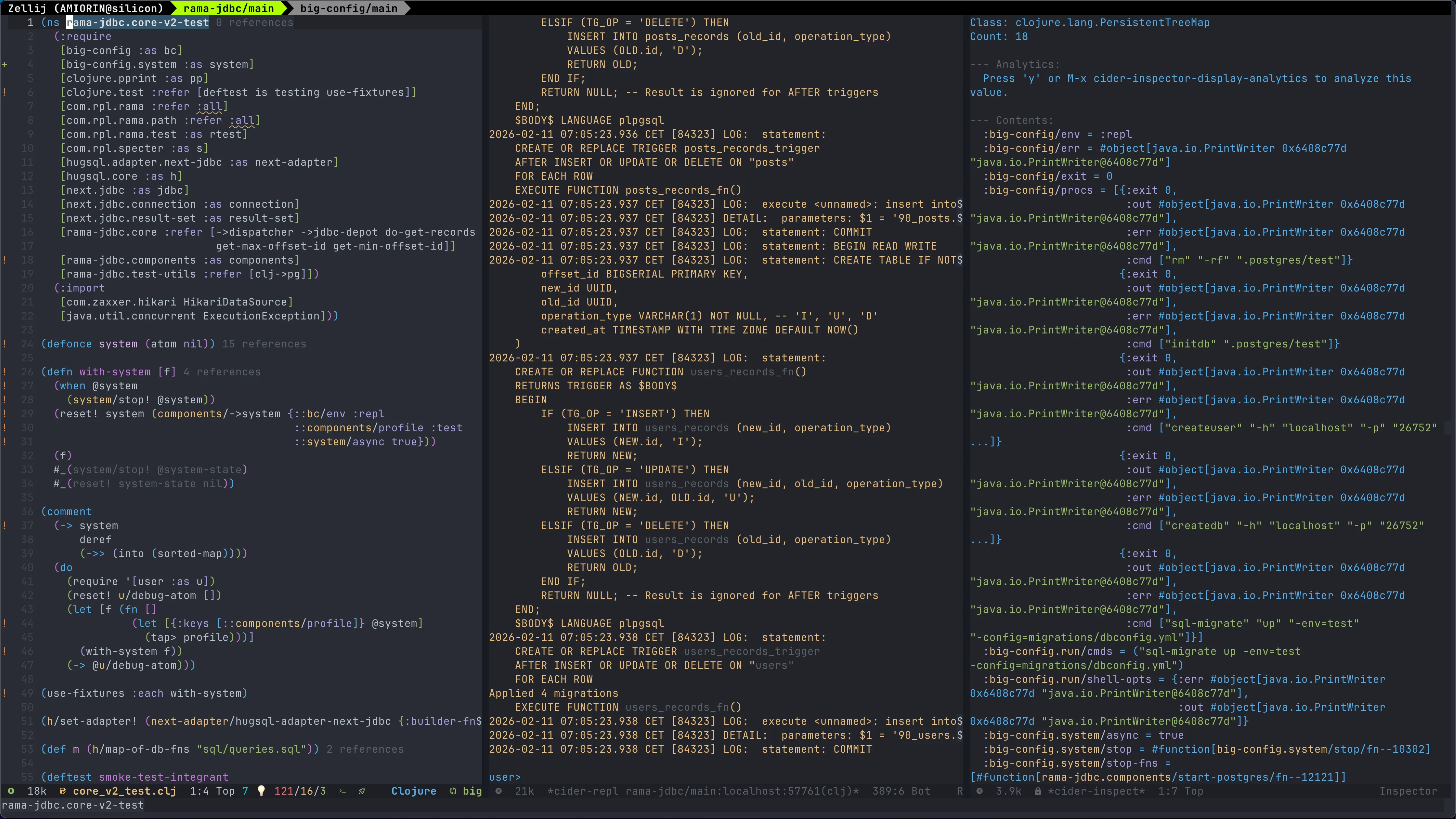 Testing with BigConfig System